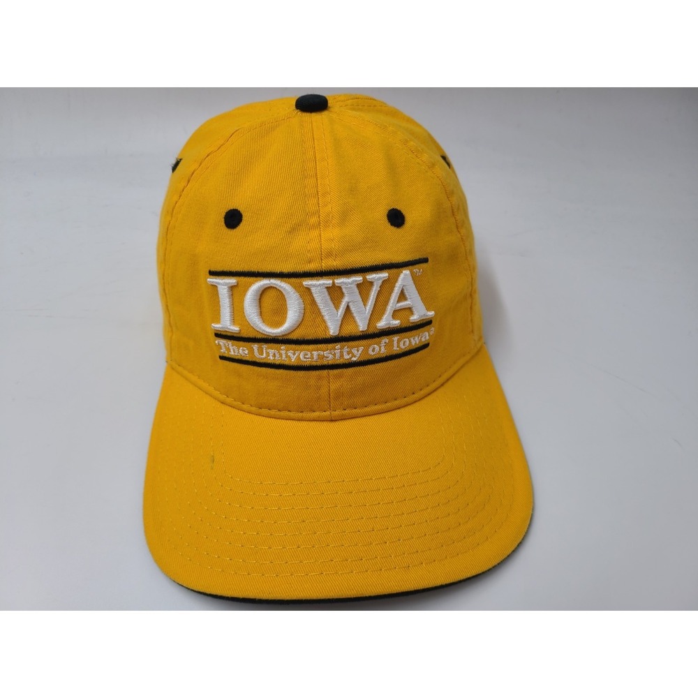 University of Iowa Hawkeyes The Game Split Bar Strapback Adjustable Hat Cap NCAA